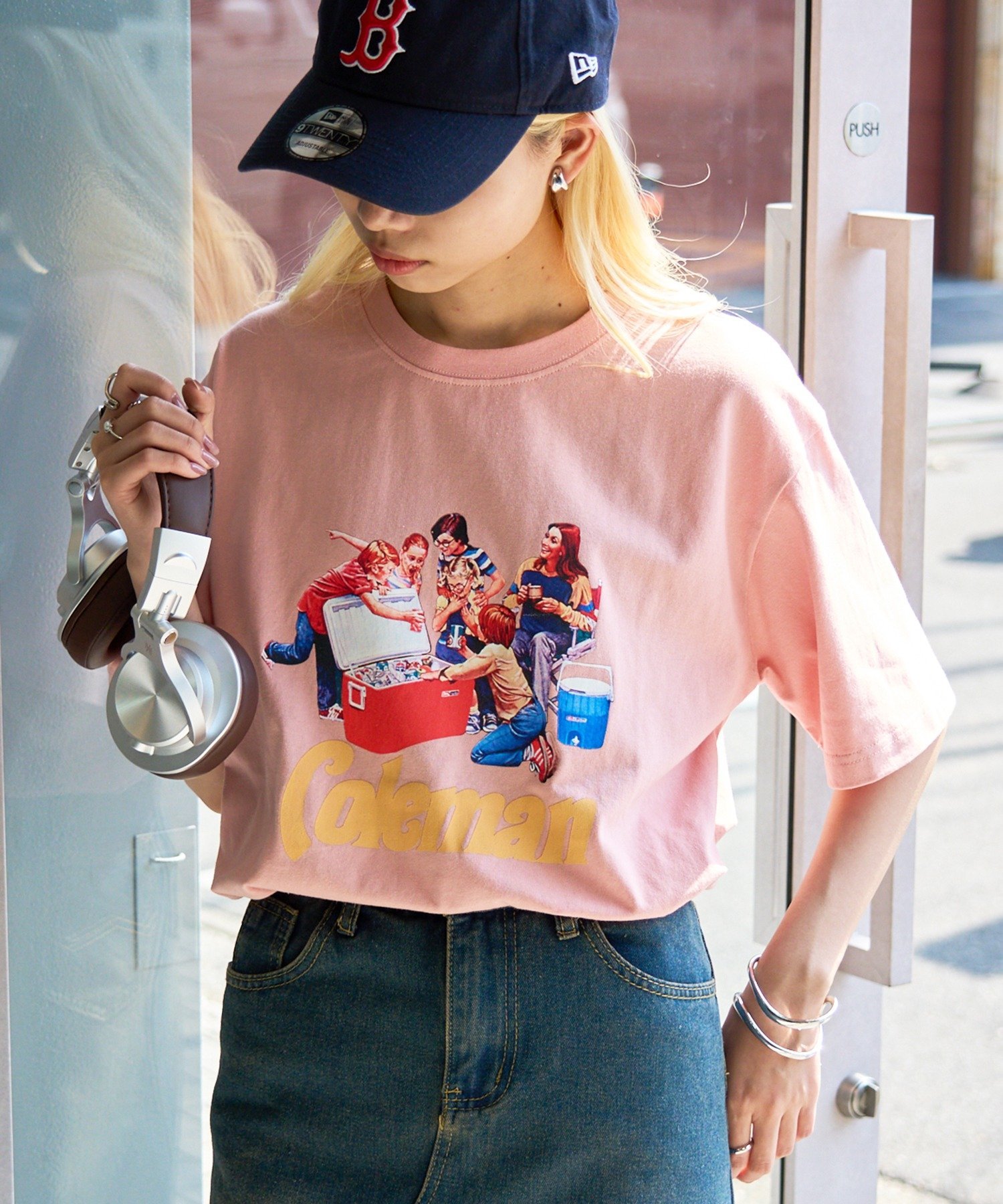 SETUP7｜Coleman/コールマンビンテージレトロプリント半袖Tシャツ