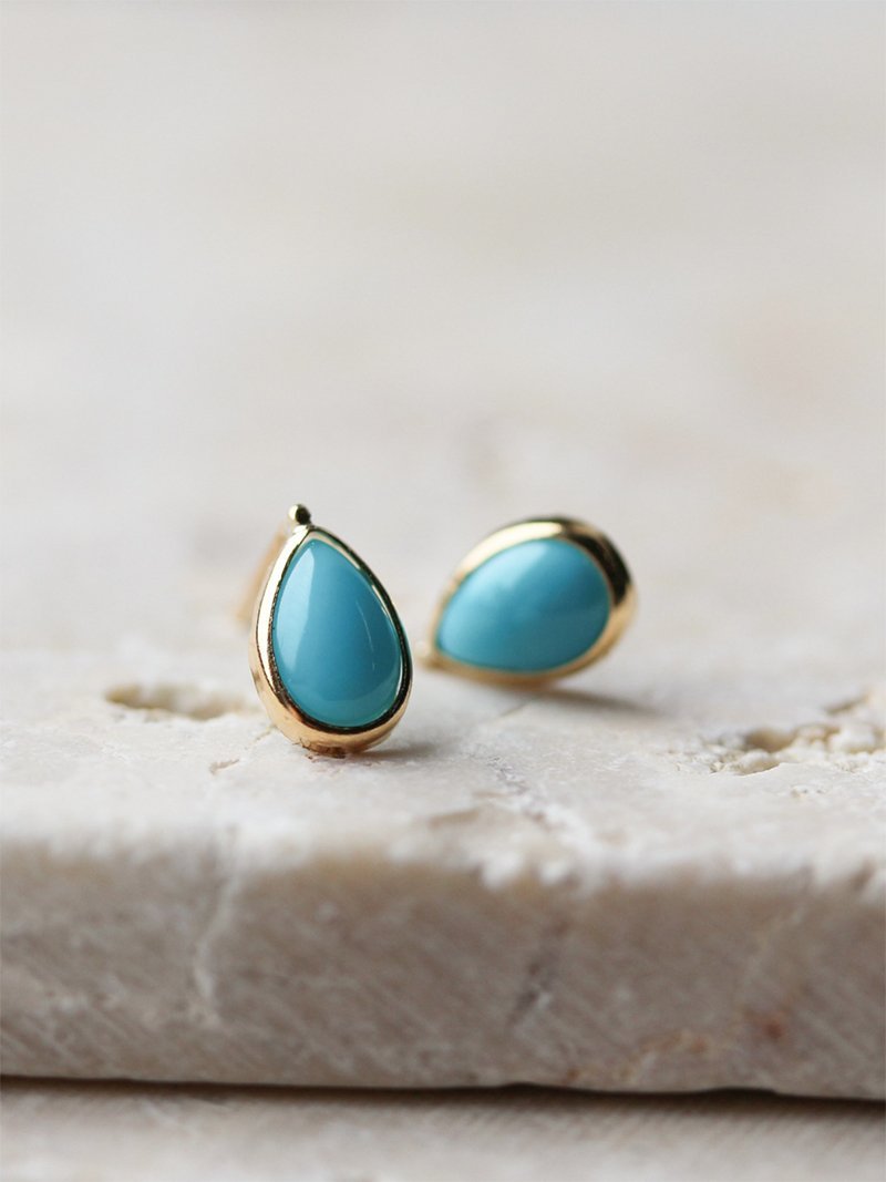 cui-cui｜ターコイズ ピアス | K18 | Rakuten Fashion(楽天
