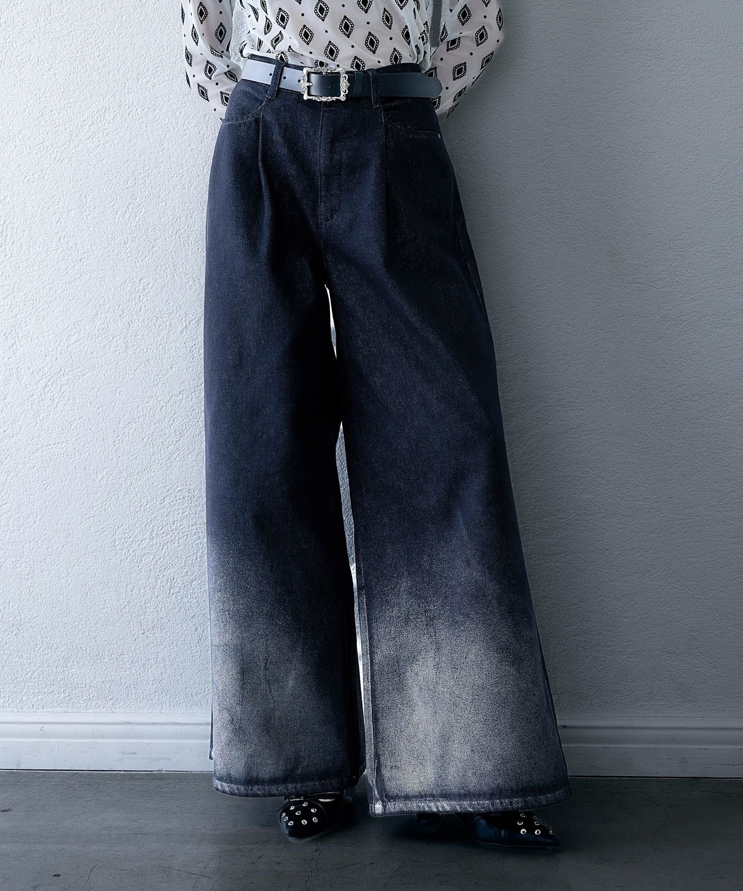 HARE｜グラデーションハクプリントデニムパンツ | Rakuten Fashion