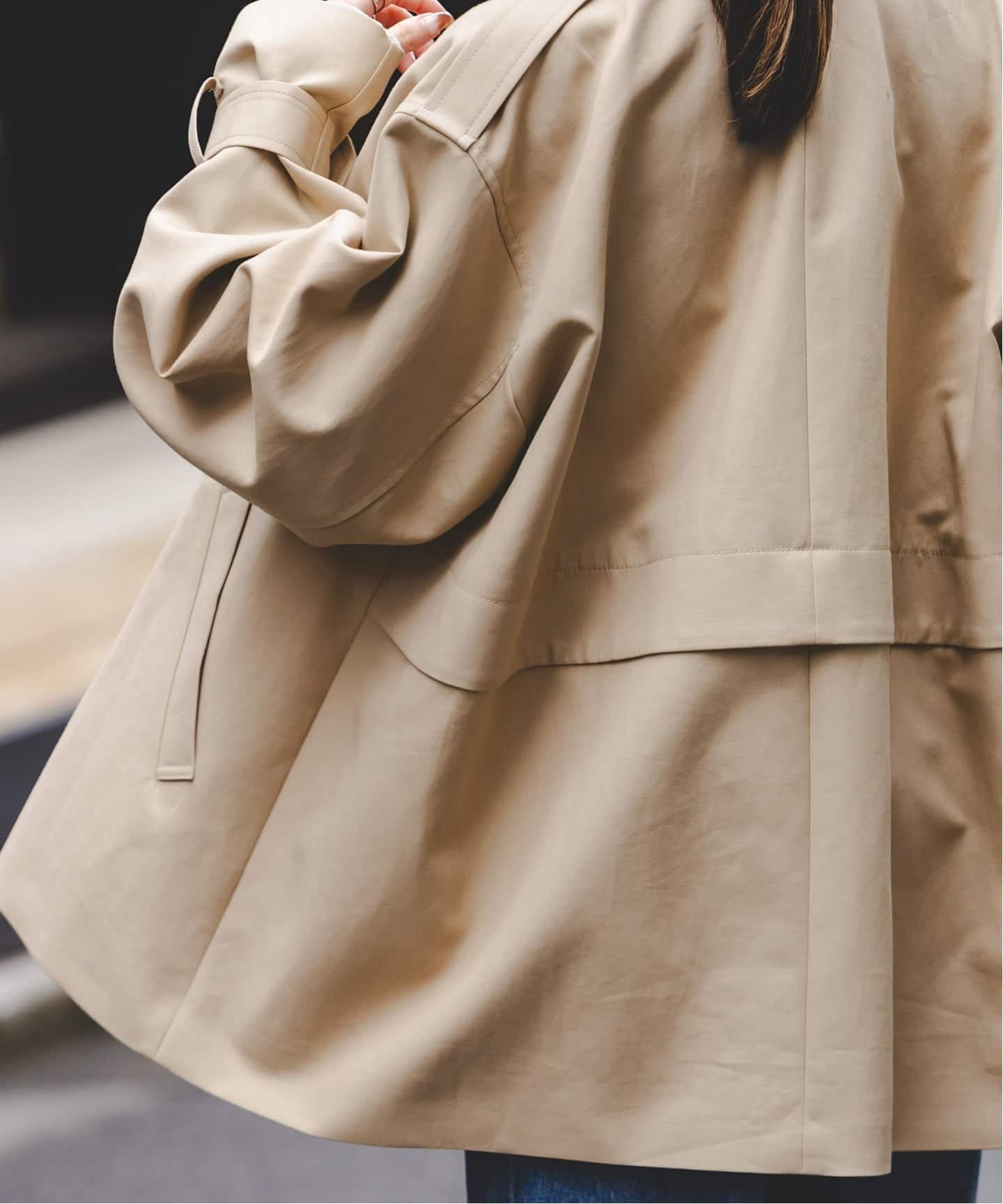 NOBLE｜《WEB限定追加》コットンダブルクロスハーフコート | Rakuten