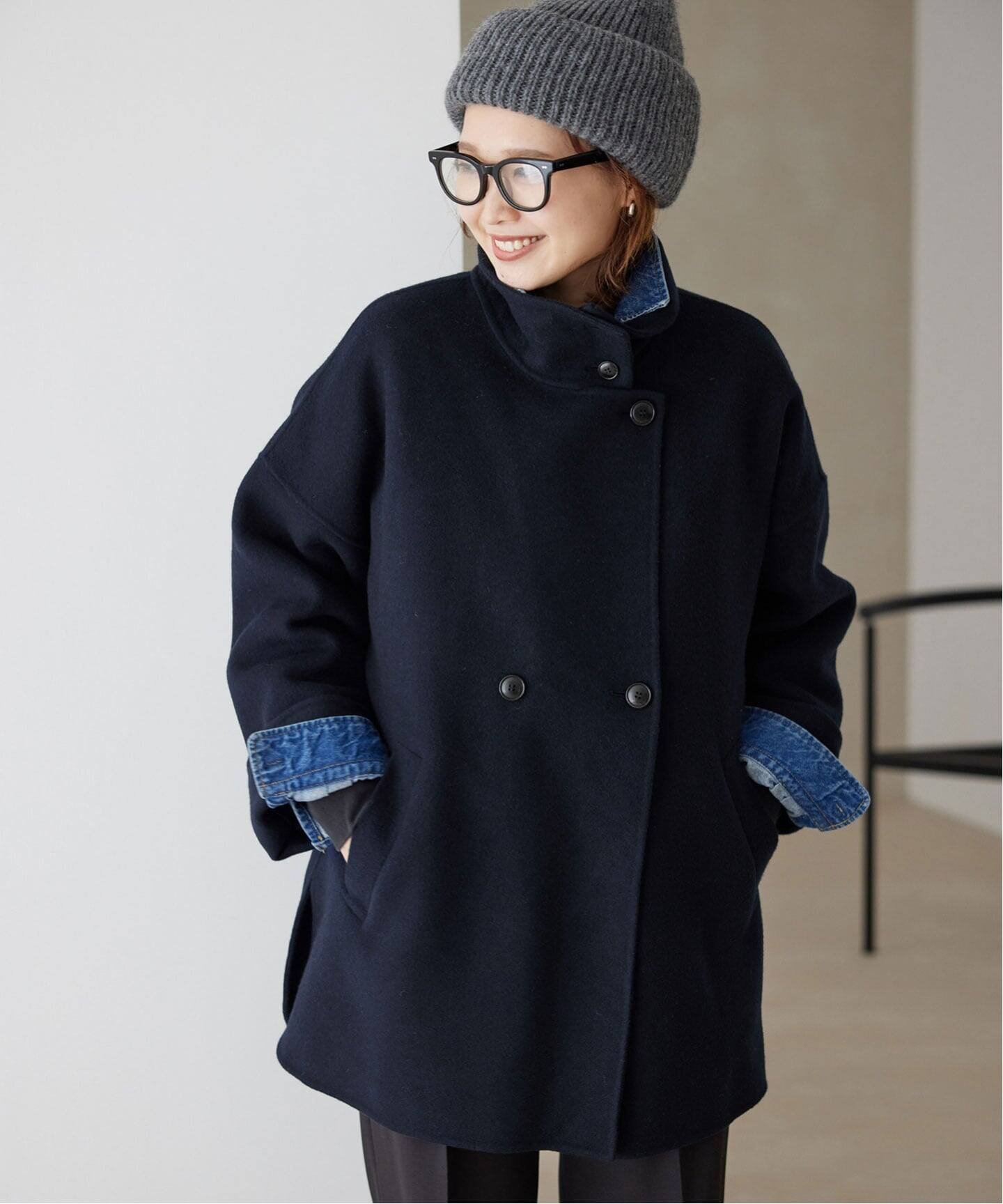 SLOBE IENA｜《WEB限定/追加》souple woolダブルフェイススタンド