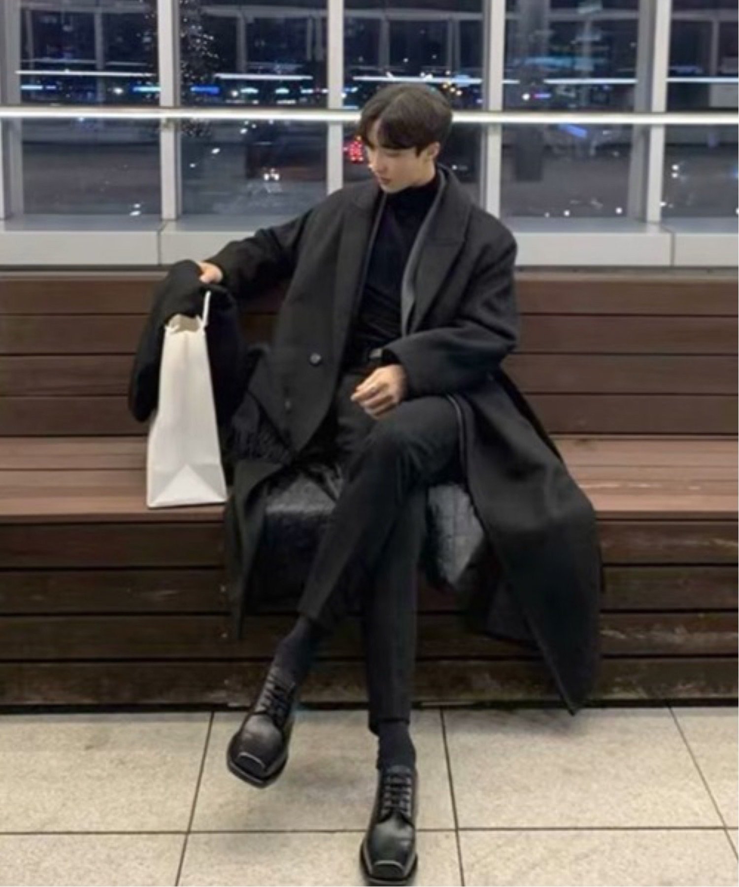 CERCA｜NOWLE/(M)【NOWLE】ウエストコード付き ロング丈 チェスター