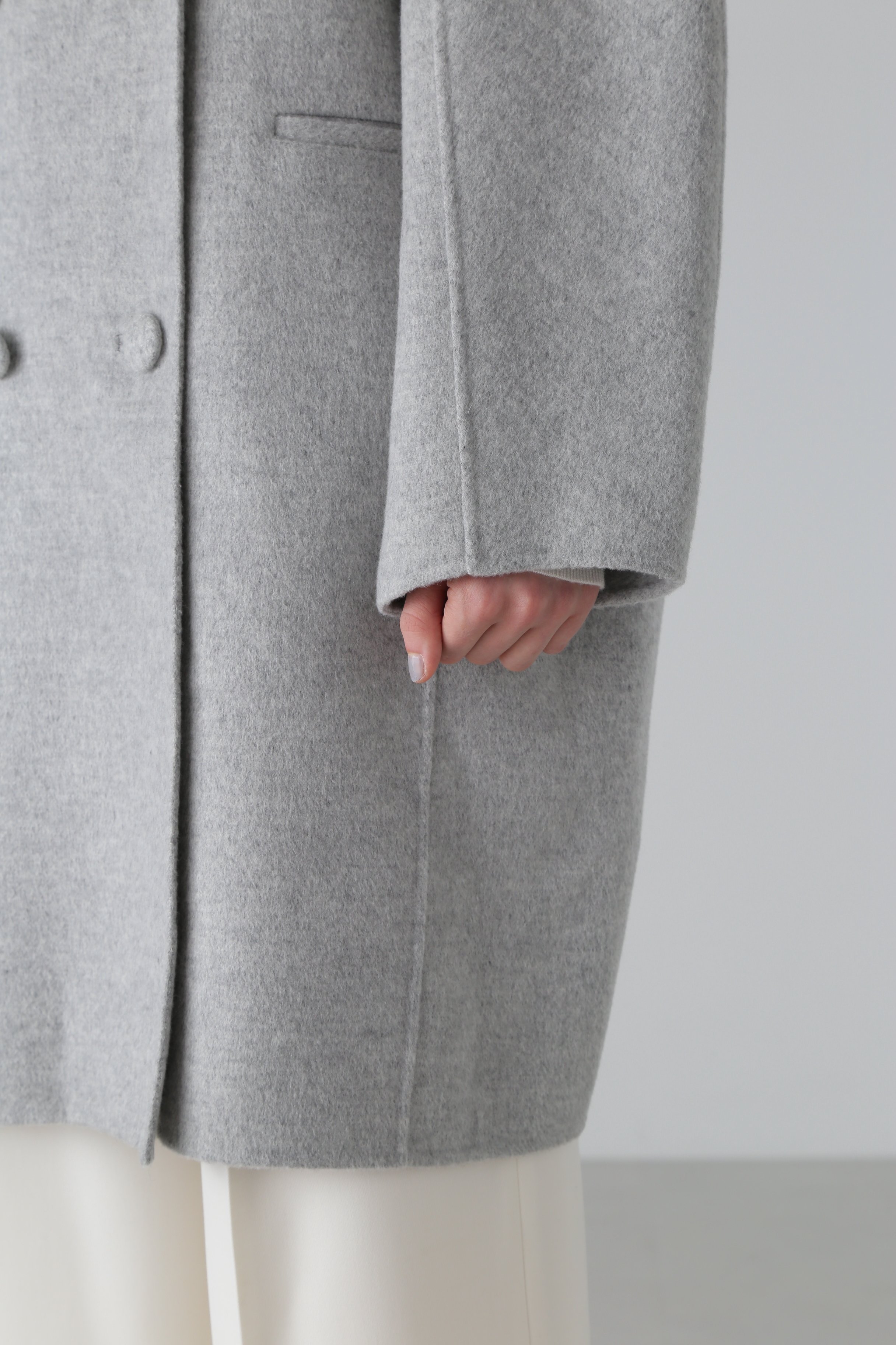 ADORE｜ピュアカシミヤノーカラーコート | Rakuten Fashion(楽天