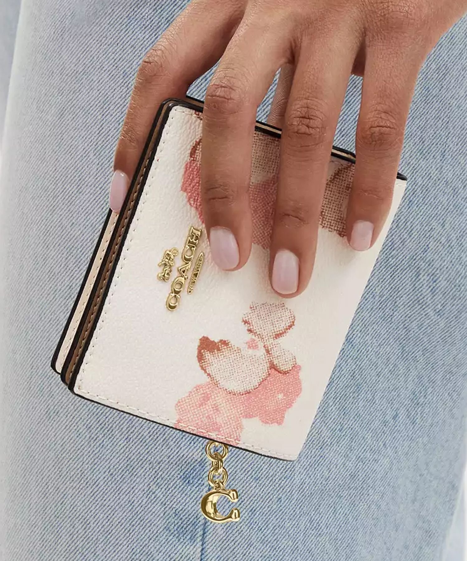 COACH OUTLET｜【公式】スナップ ウォレット・フローラル プリント