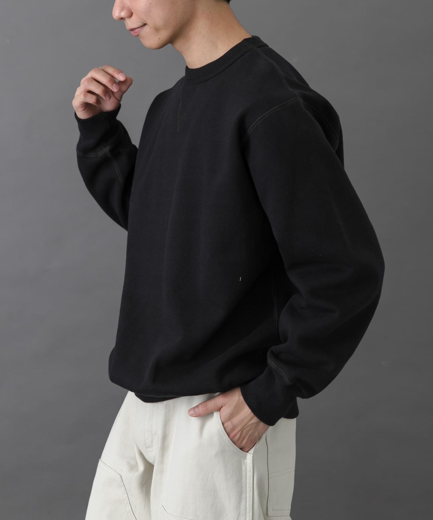 URBAN RESEARCH DOORS｜FORK&SPOON リサイクルコットン裏毛クルー