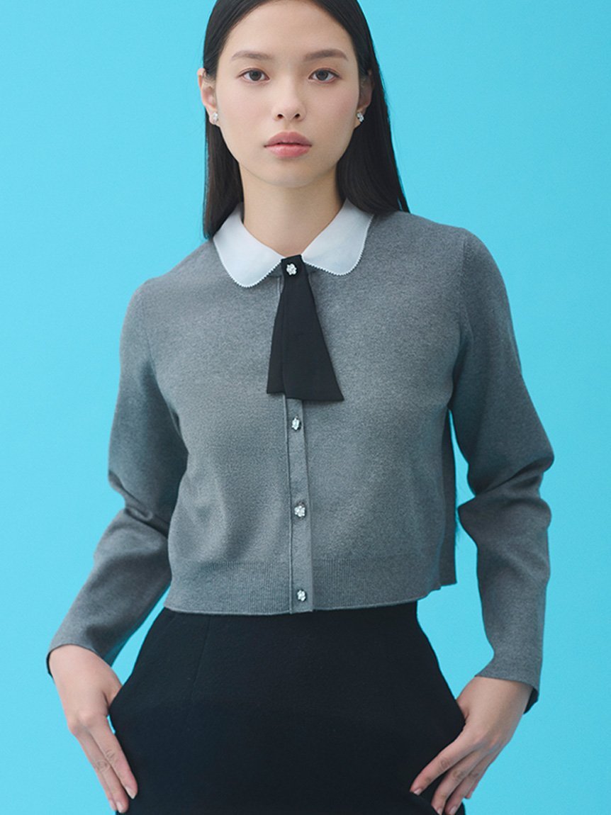 CELFORD｜【限定カラーあり】デタッチャブル総針カーディガン