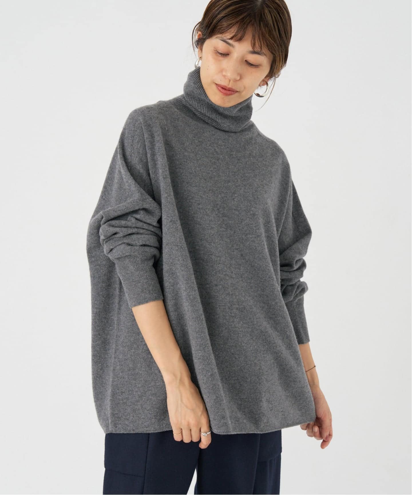 IENA｜Fineニュージーウール ハイネックプルオーバー | Rakuten