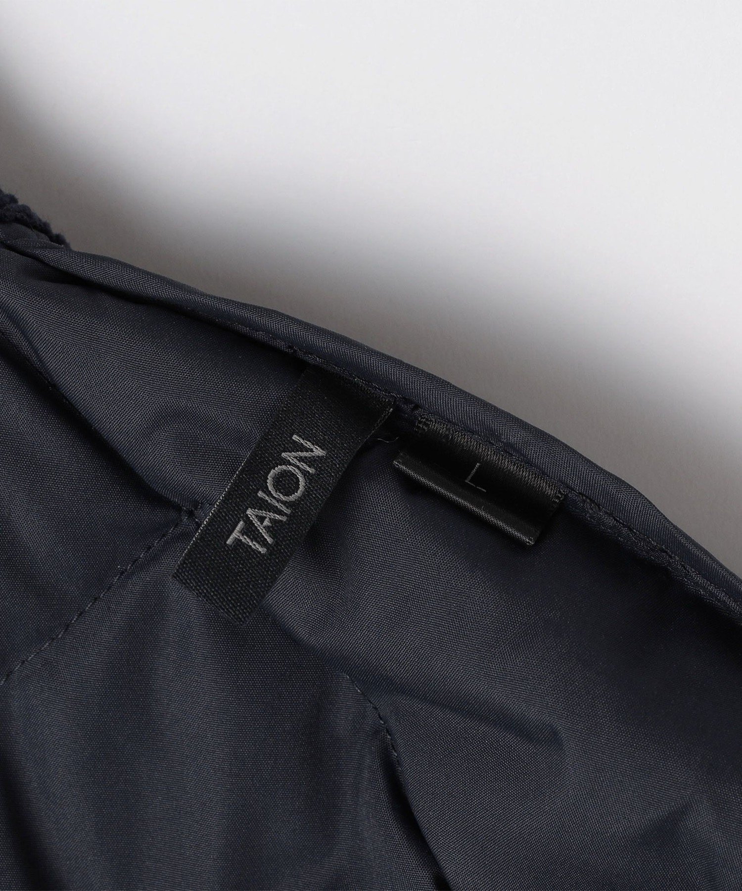 TAION ブラック キルティングジャケット ASIA S SHIPS別注】TAION:〈手洗い可能〉ダウン キルティング ジャケット 25FW