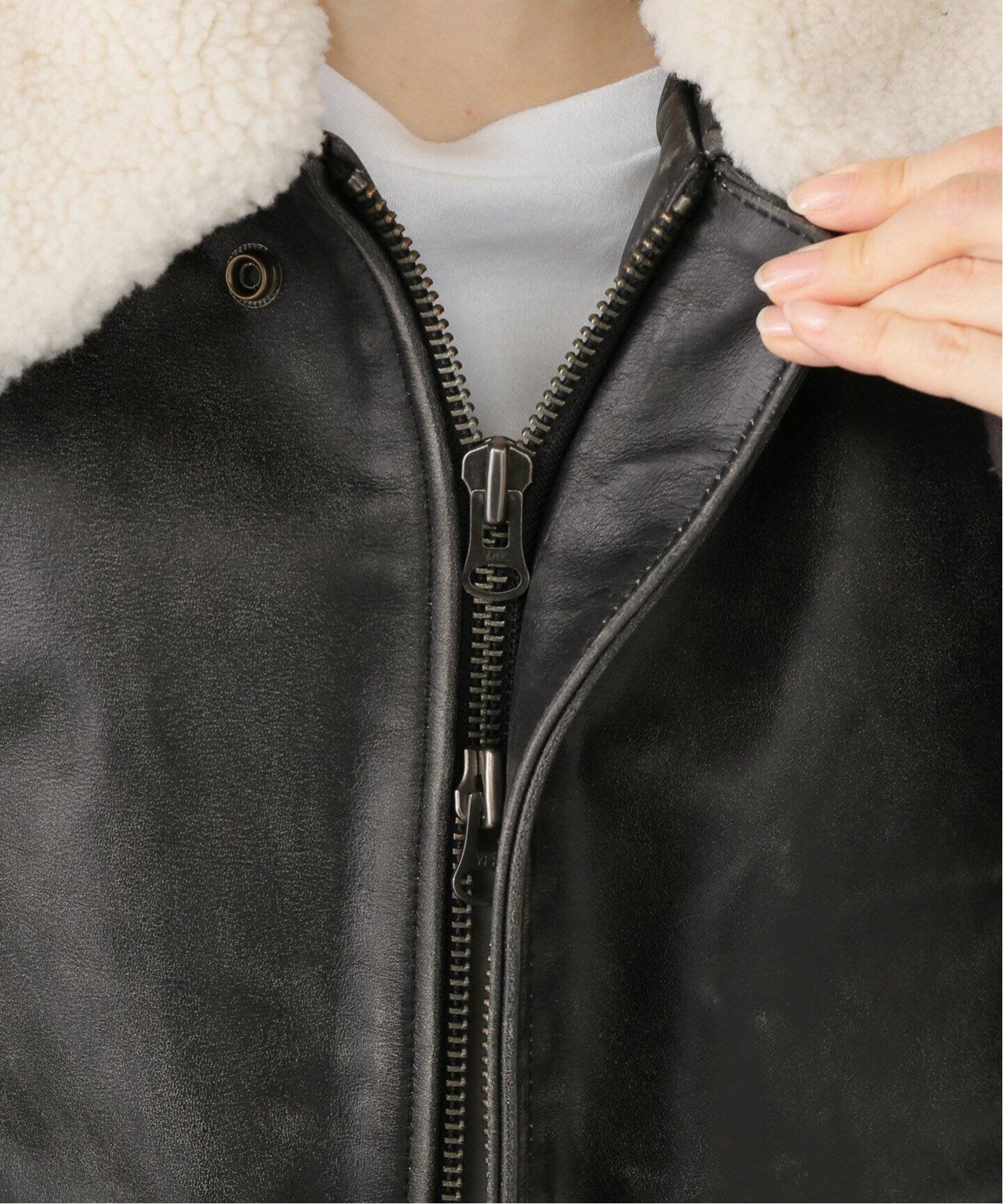 U by SPICK&SPAN｜GLOWNY/グロウニー AIR FORCE LEATHER JACKET 2