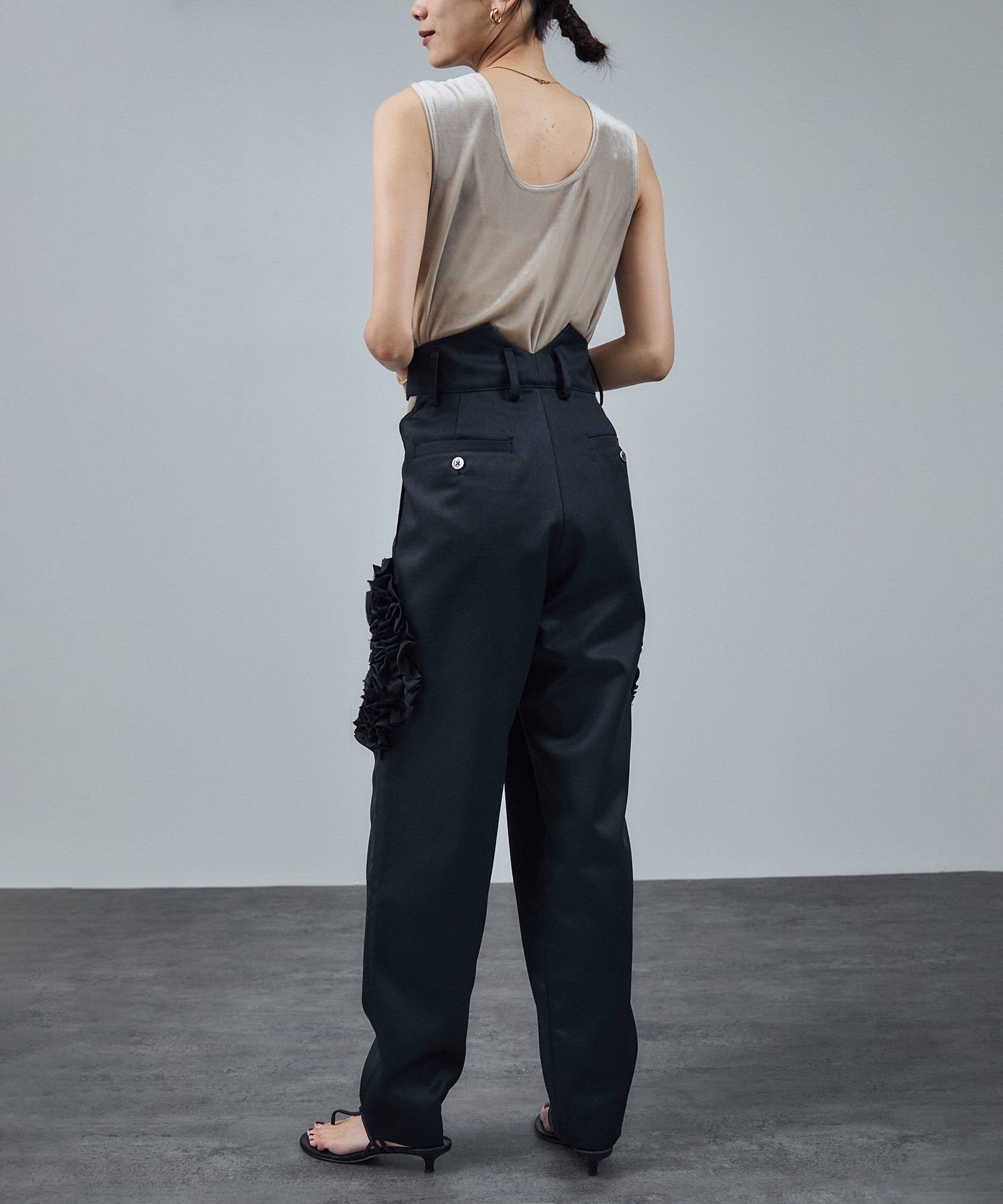 SALON adam et rope'｜【VELVETY INDIGO BLUE BLACK】NUT PANT