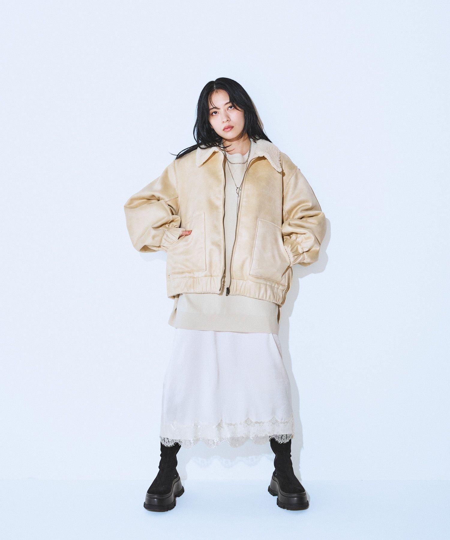 JEANASIS｜リバーシブルモンスターブルゾン【見た目以上の軽さ