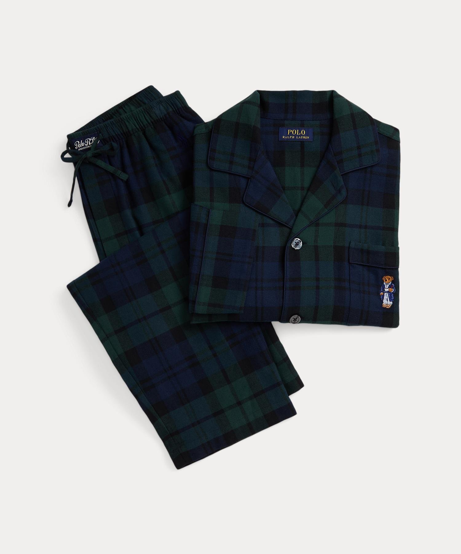 RALPH LAUREN｜Polo ベア チェック フランネル パジャマ セット