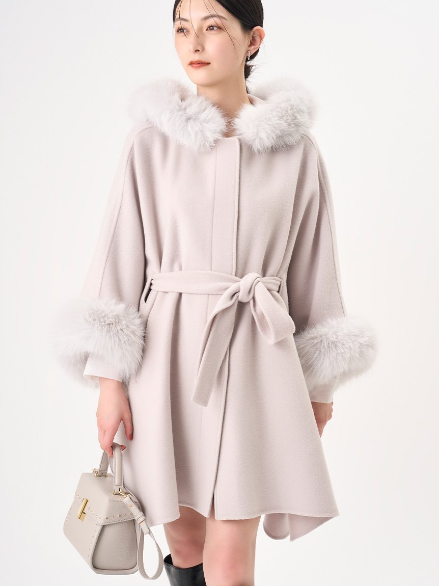 CELFORD｜ファーポンチョコート | Rakuten Fashion(楽天ファッション