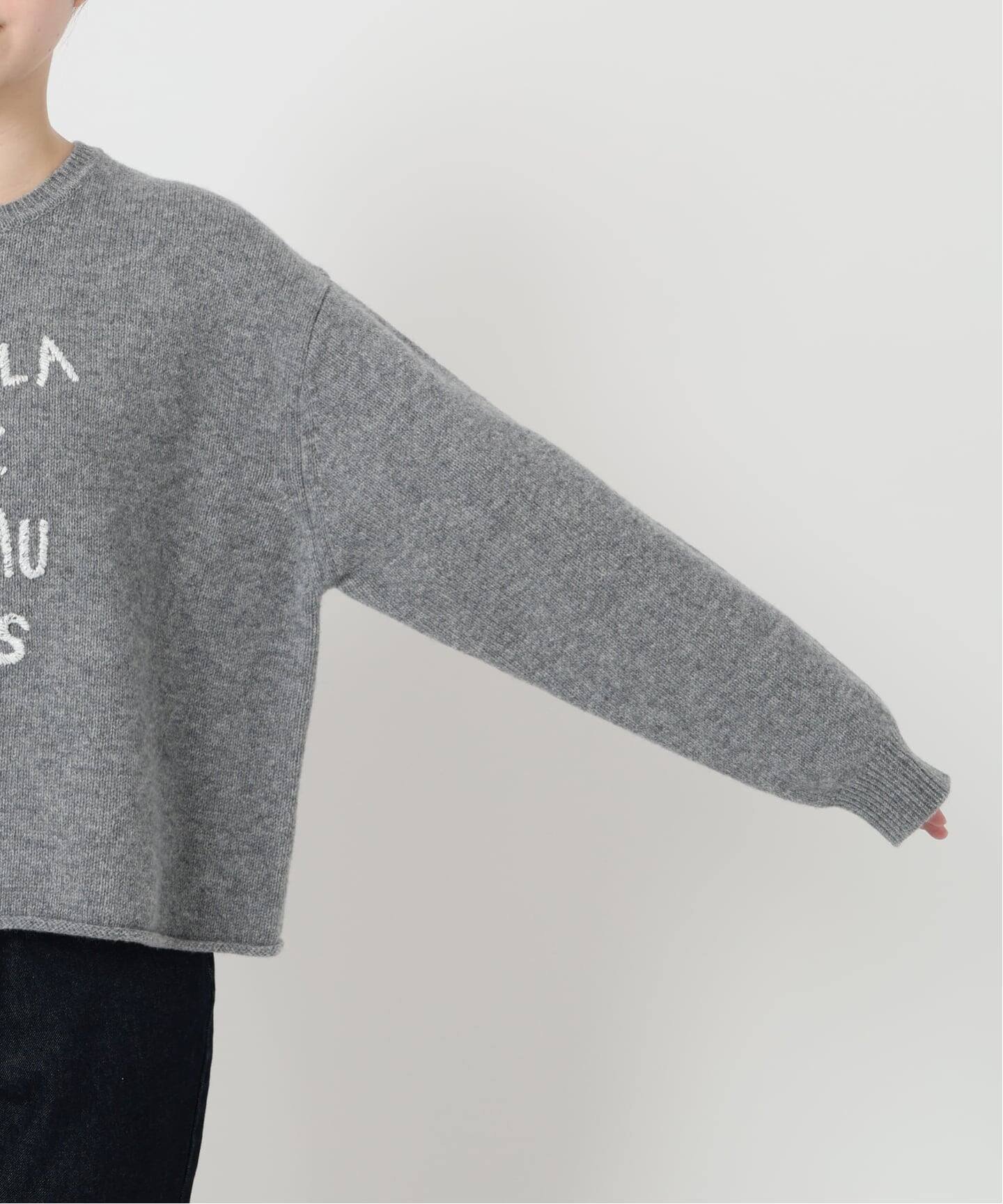 SLOBE IENA｜エンブロイダリーロゴニット | Rakuten Fashion(楽天