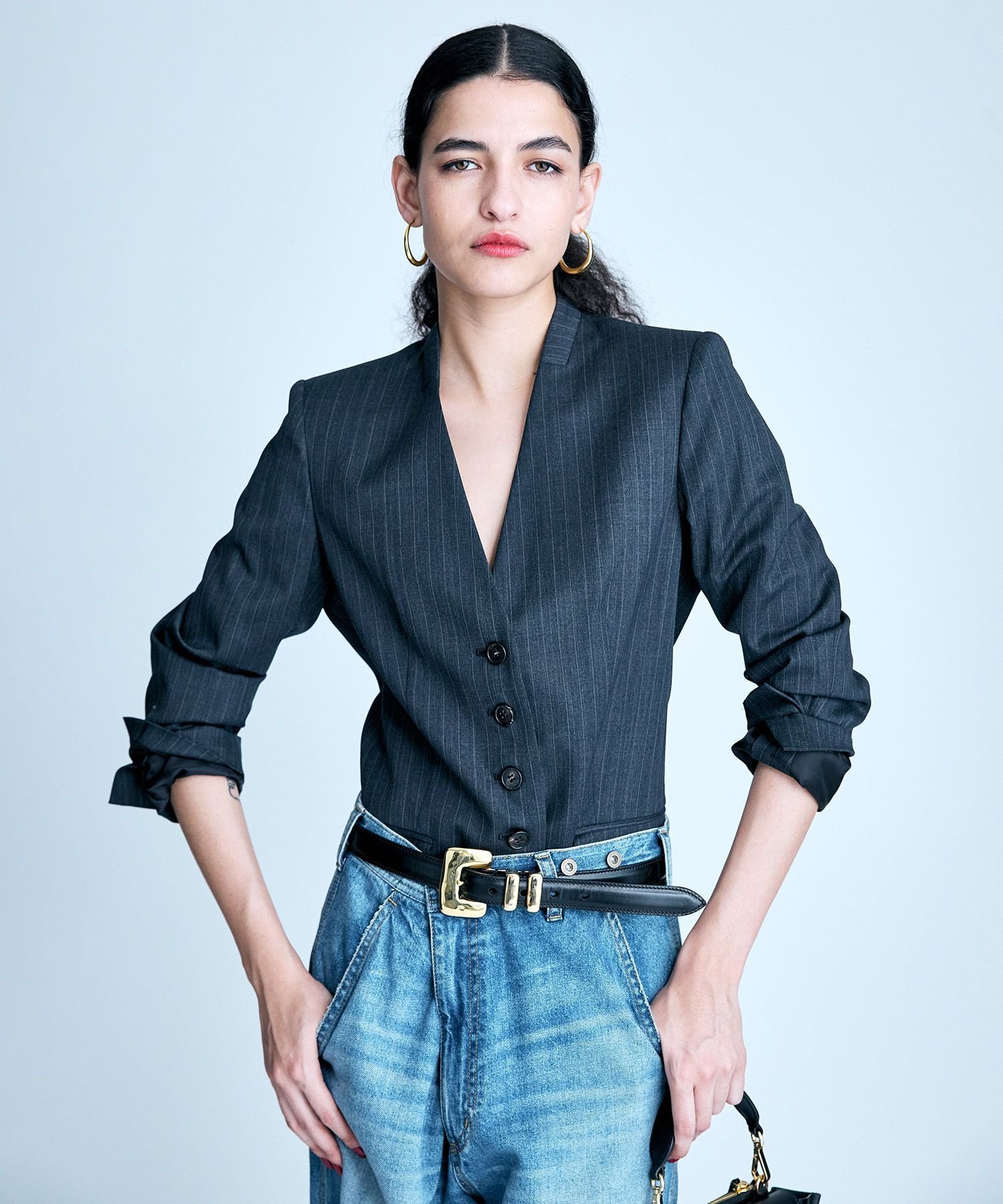 BRILL｜【新色追加】ウールピンストライプジャケット2 | Rakuten