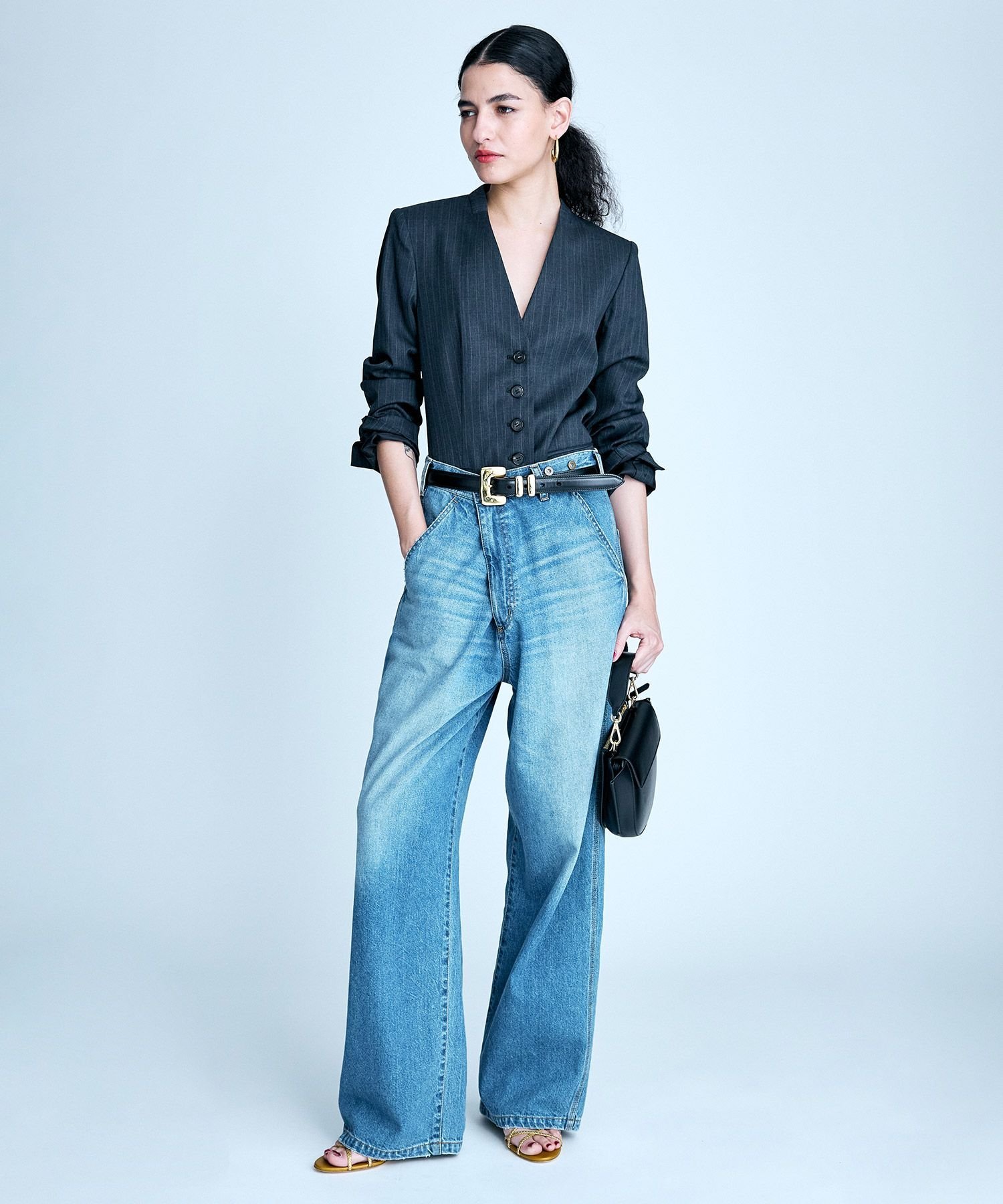 BRILL｜【新色追加】ウールピンストライプジャケット2 | Rakuten