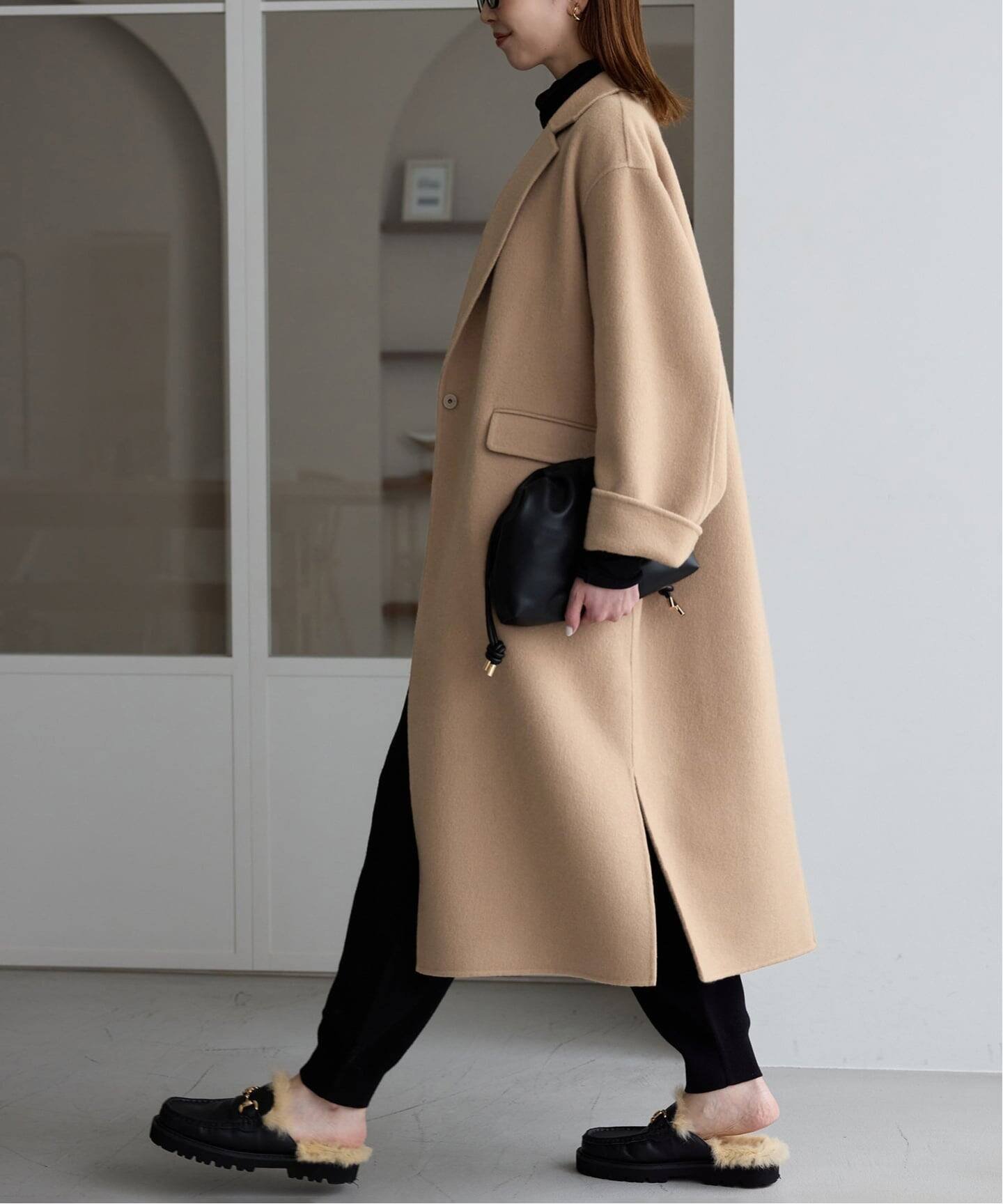 SLOBE IENA｜《WEB限定/追加2》souple woolダブルフェイスチェスター