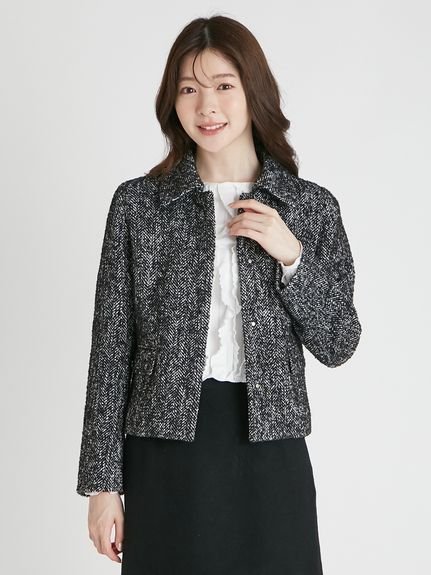 CELFORD｜ステンカラーショートジャケット | Rakuten Fashion(楽天