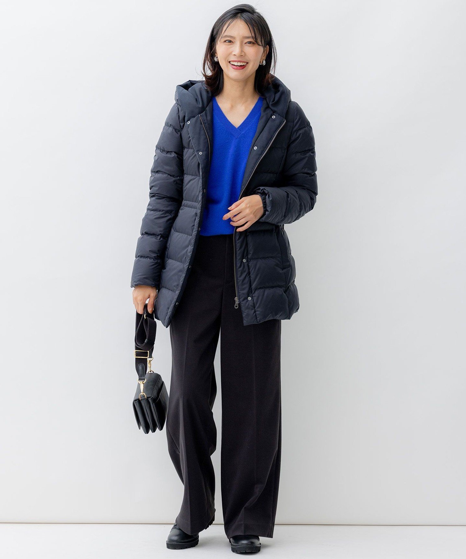 23区｜【VERY掲載/新色追加】シレータフタ ミドル丈 ダウンコート