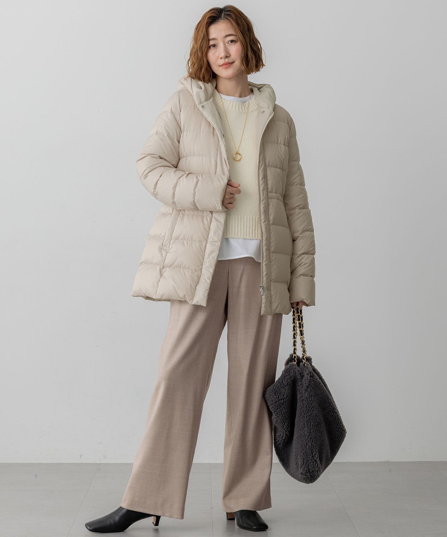 23区｜【GISELe掲載】ウールカシミヤ パフスリーブ ニット | Rakuten