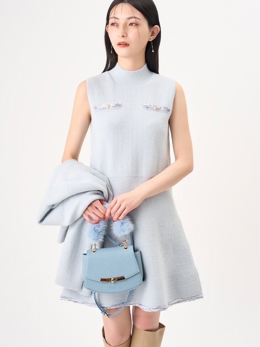 CELFORD｜【限定カラーあり】トリムミニニットワンピースセット