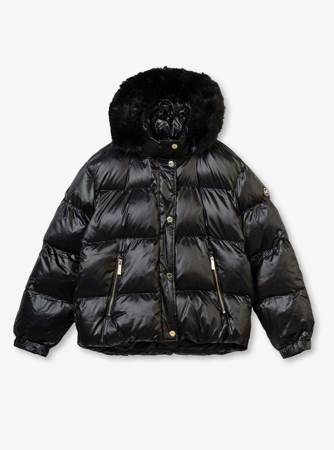 MICHAEL KORS｜フォーファー トリム キルティング ベルテッド パファー