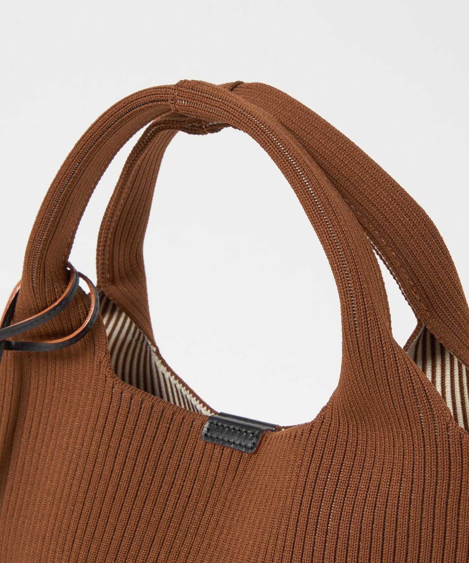 ＜hALON＞ストライプ ニット トートバッグM UNITED ARROWS｜<hALON>ストライプ ニット トートバッグM | Rakuten