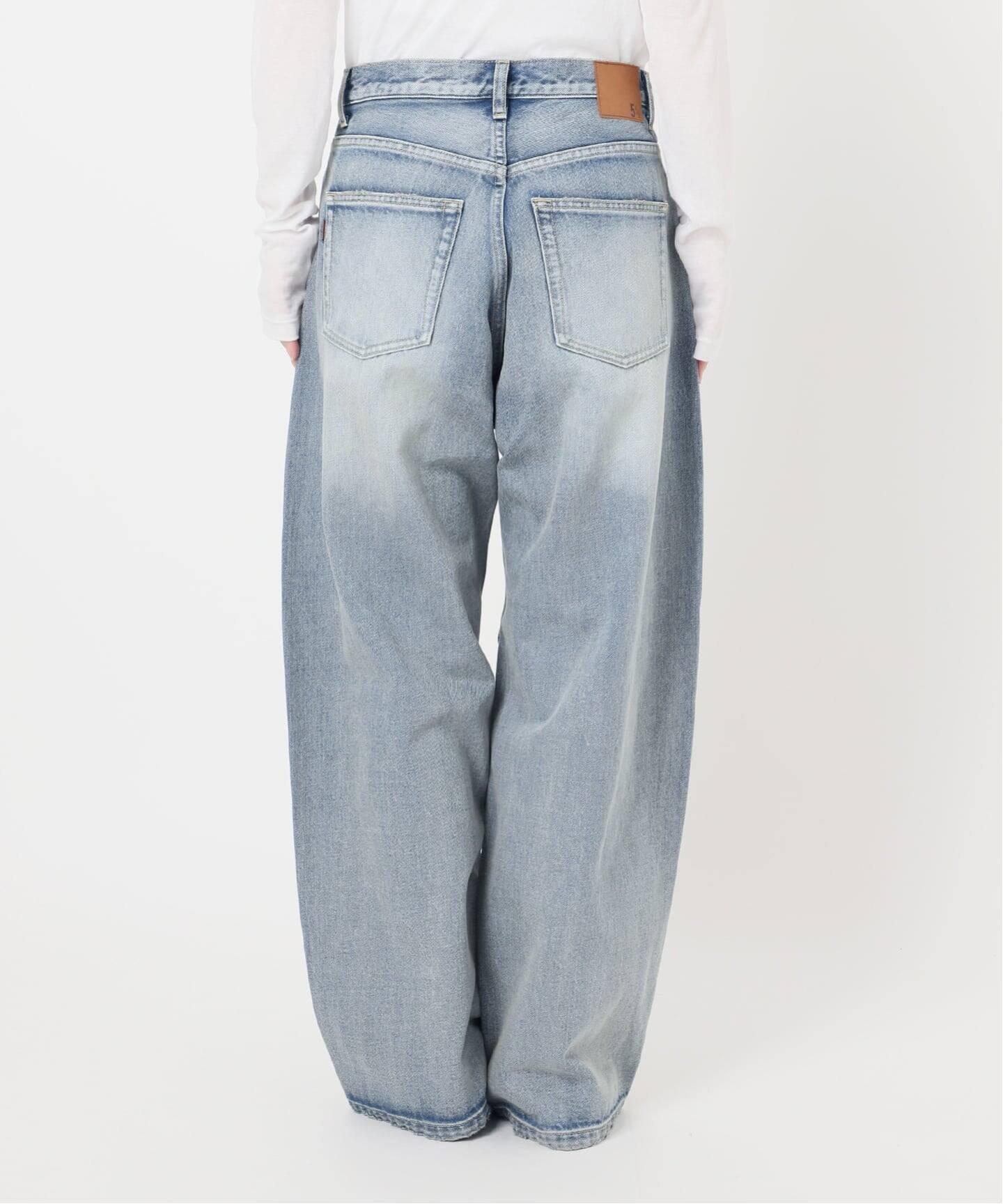 Spick & Span｜《WEB限定 / 追加2予約》5 1/2 TUCKBARREL DENIM