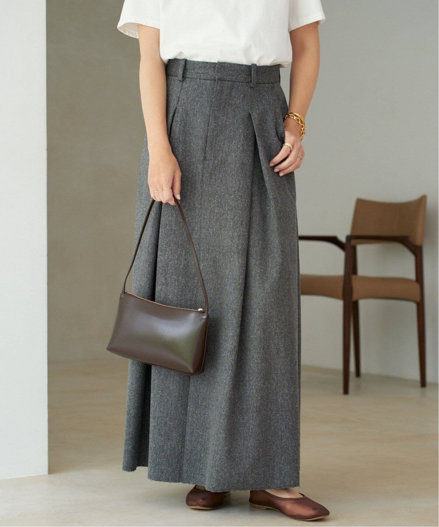 plage｜《追加》R'IAM TWEEDボンディング スカート | Rakuten Fashion