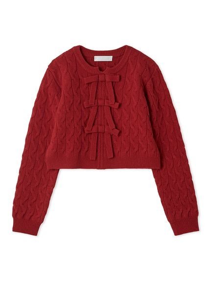 CELFORD｜リボンモチーフケーブルニットプルオーバー | Rakuten