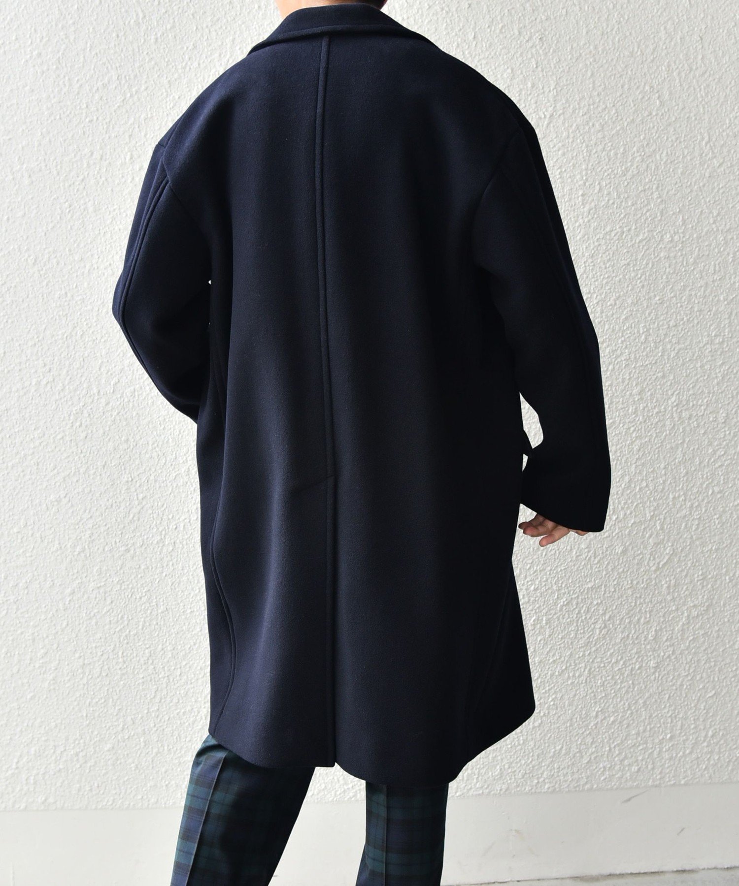 SHIPS｜SHIPS any: PURE WOOL MELTON ダブル チェスターコート