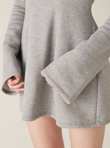 LILY BROWN｜ロココ調スウェットミニワンピース | Rakuten Fashion