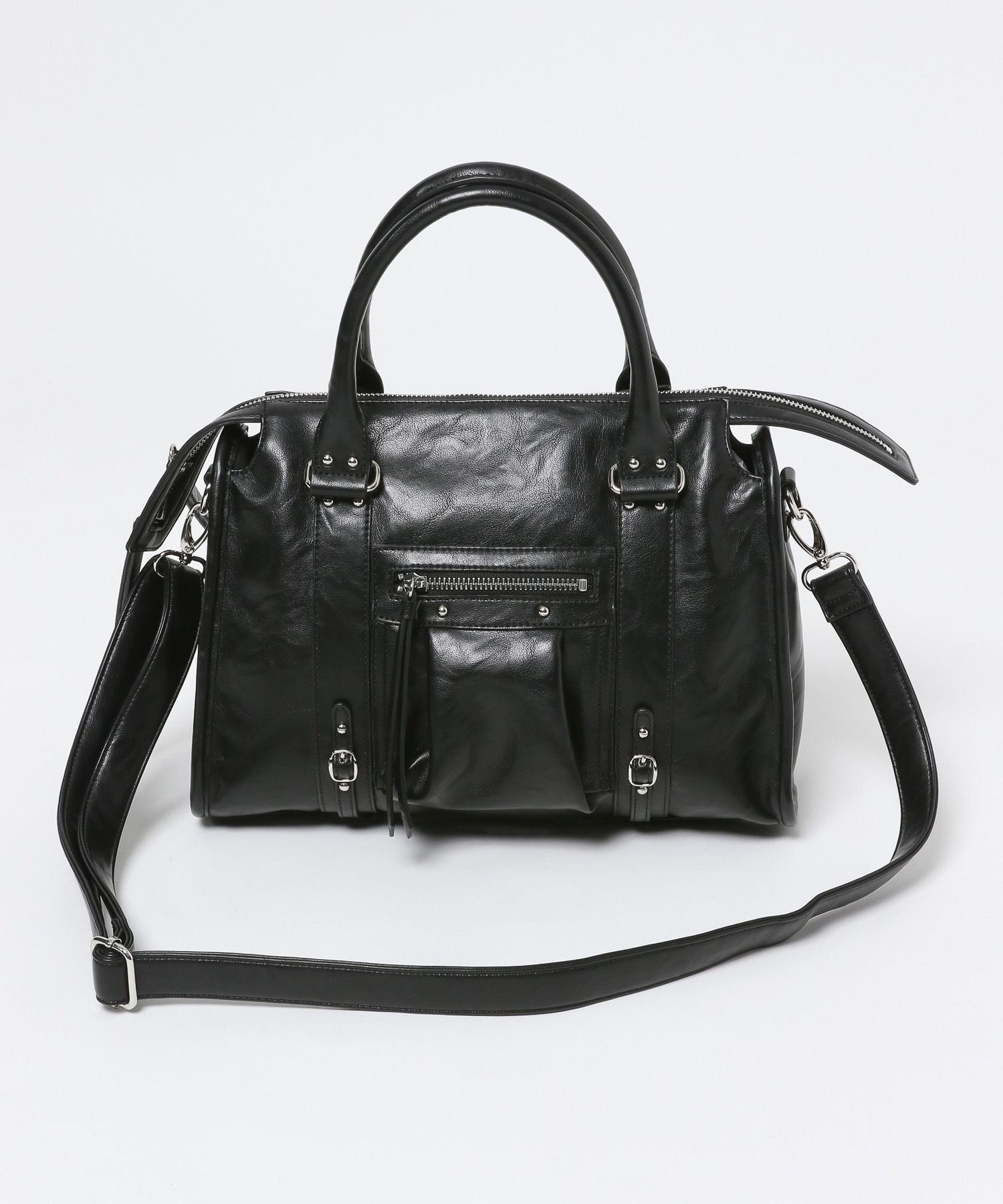 JEANASIS｜アンティークフェイクレザーボストン | Rakuten Fashion