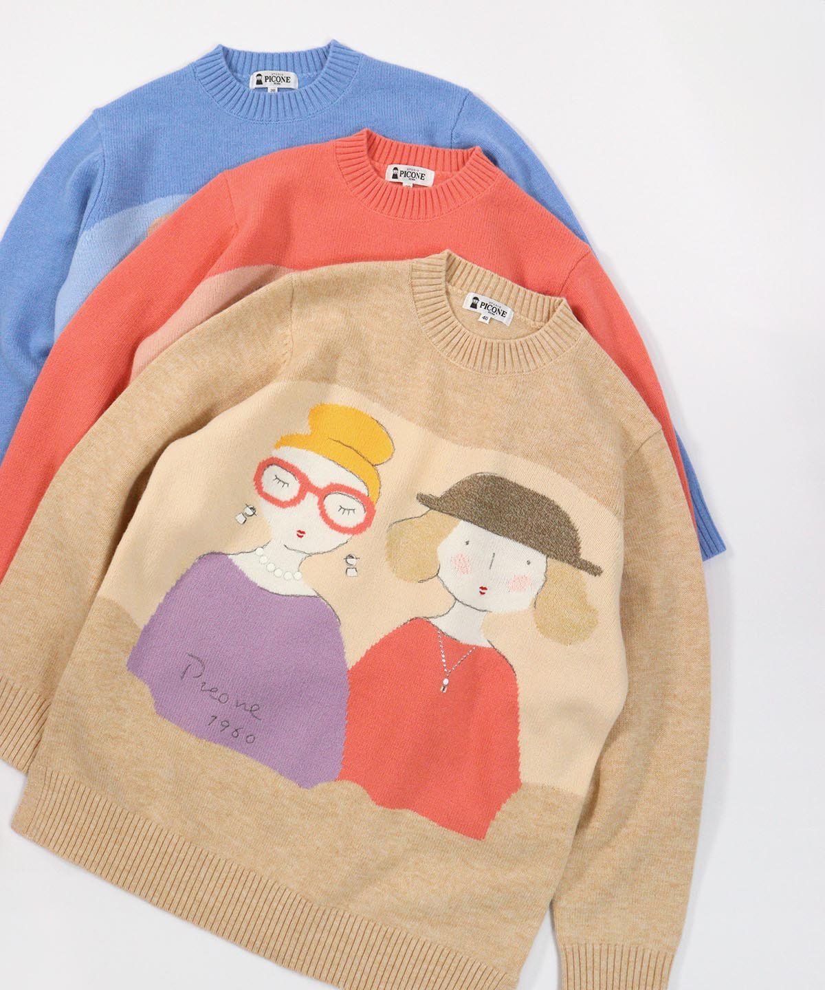 STUDIO PICONE｜【スタジオピッコーネ公式】ウール100%BIGイラスト