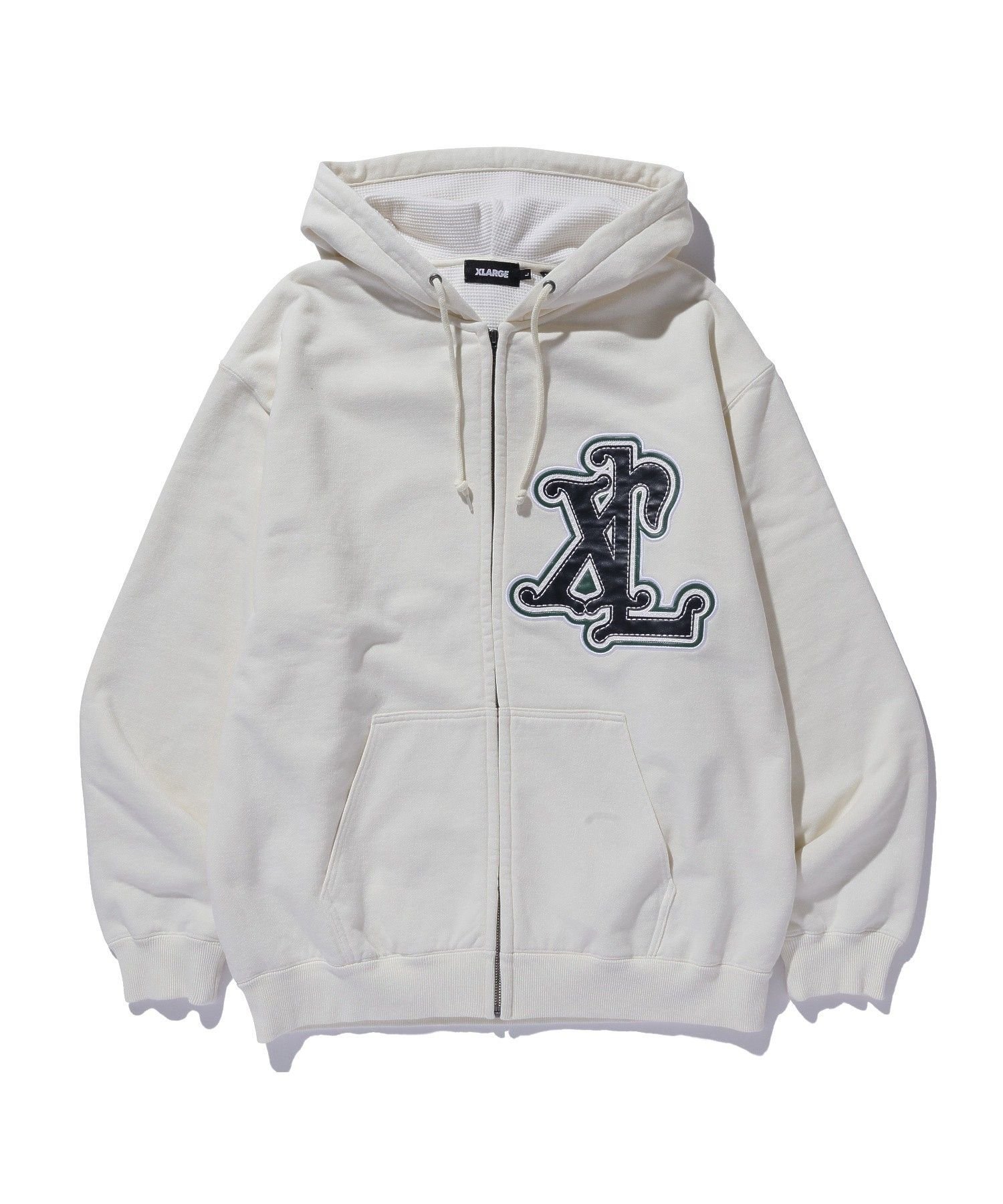 XLARGE｜PATCHED THERMAL ZIP UP HOODED SWEATSHIRT | Rakuten Fashion