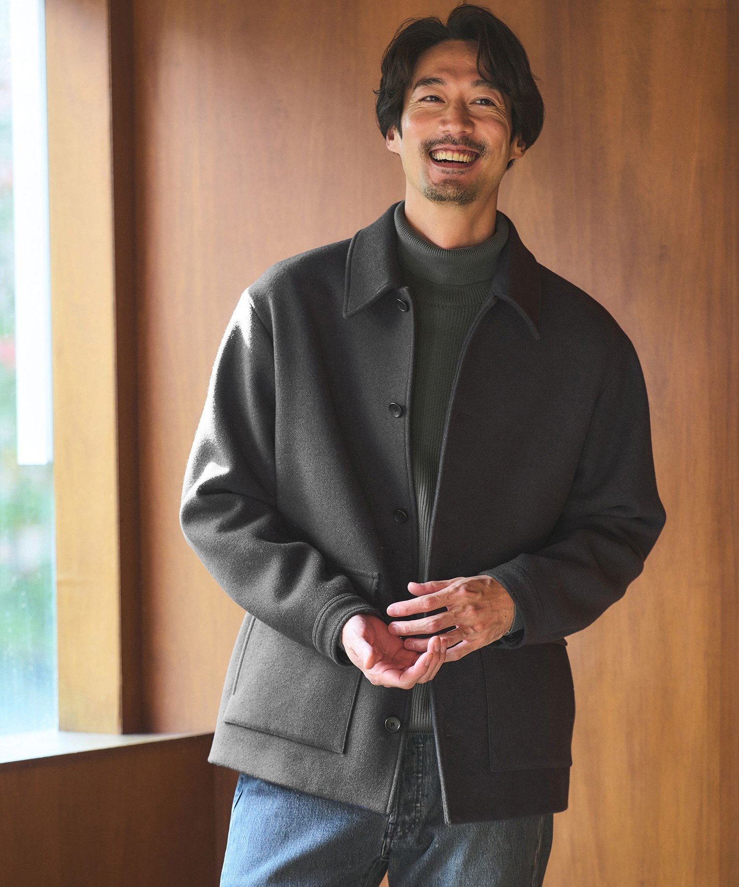 UNITED ARROWS green label relaxing｜SENTDALE WOOL カバーオール