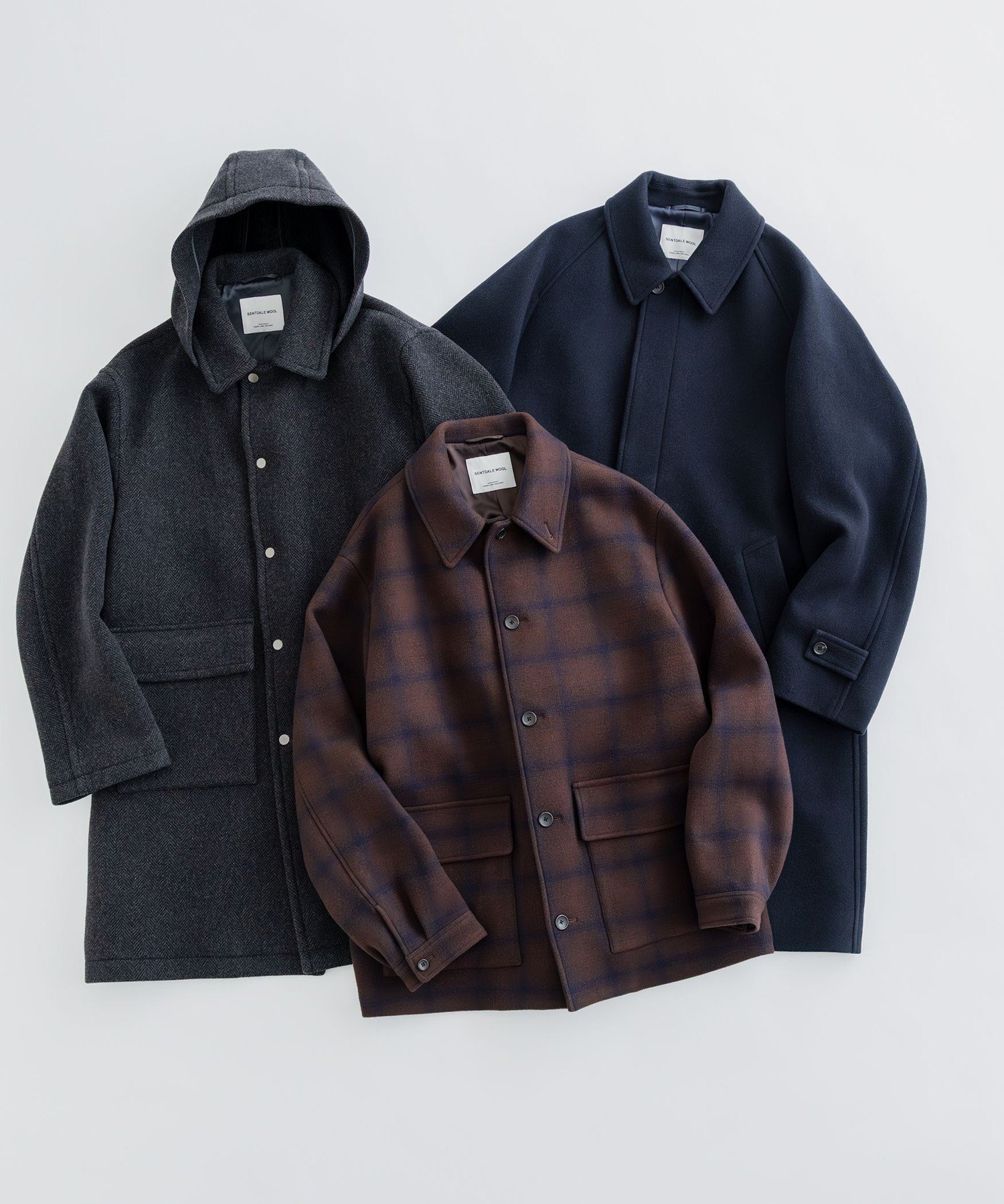 UNITED ARROWS green label relaxing｜SENTDALE WOOL カバーオール