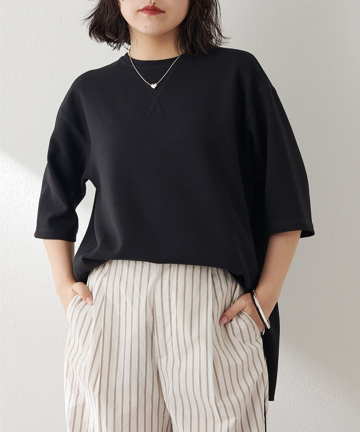 Whim Gazette｜Vガゼットハーフスリーブプルオーバー | Rakuten