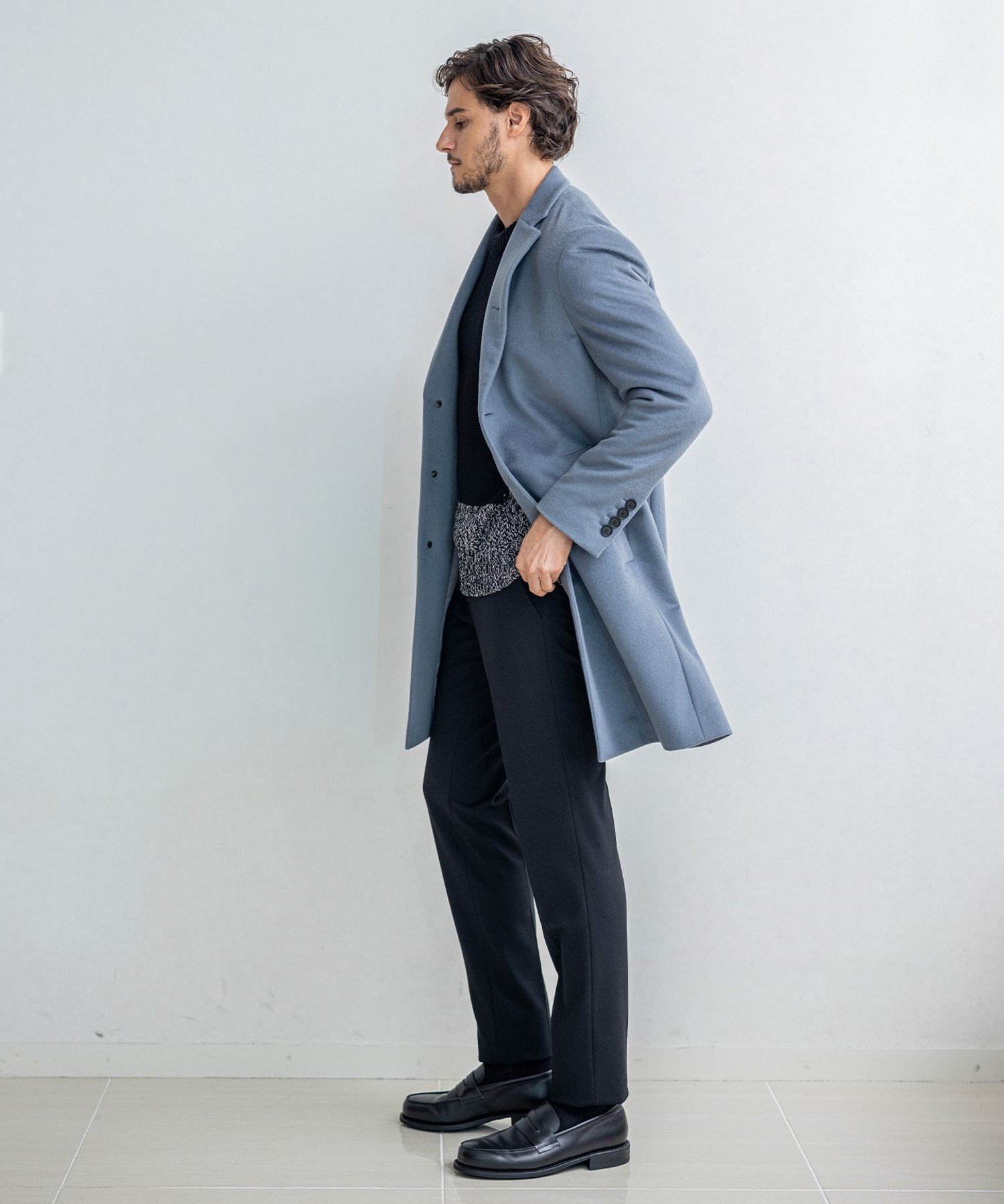 JOSEPH HOMME｜グロッシーウール チェスターコート | Rakuten Fashion