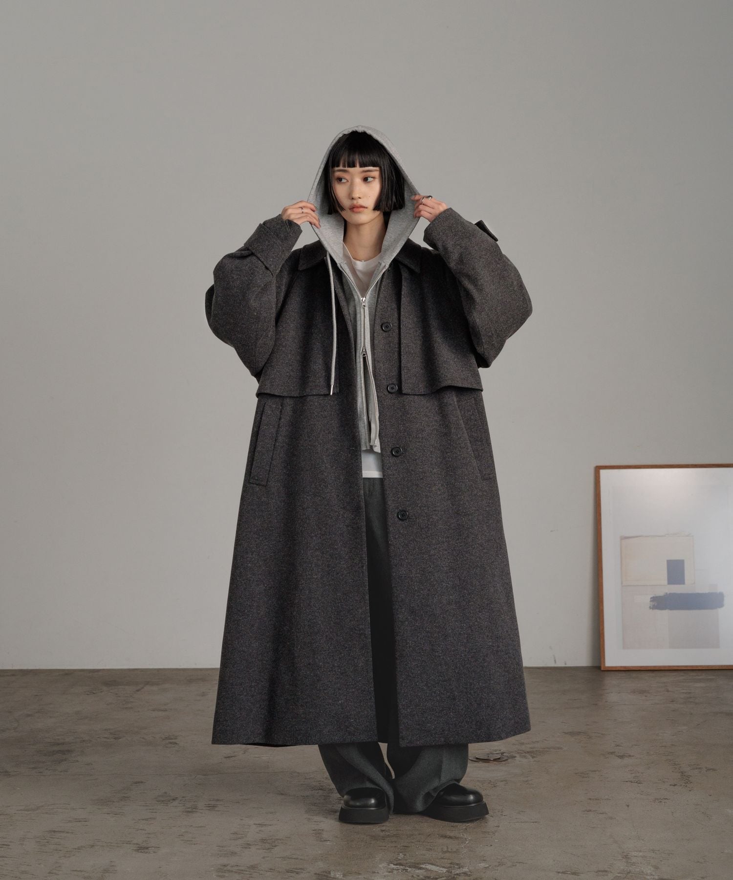 LOWRYS FARM｜ウールライクヨークコート | Rakuten Fashion(楽天