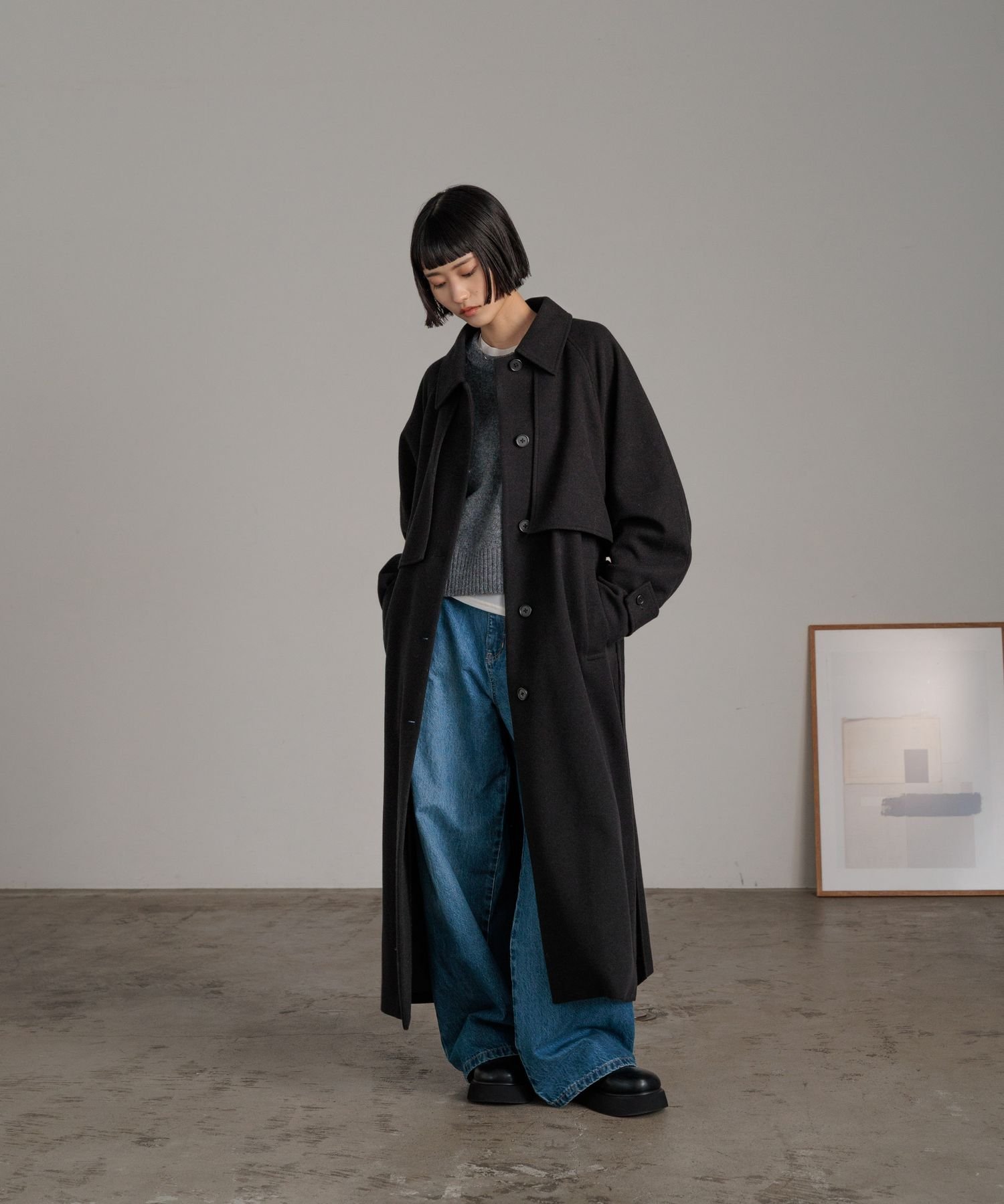 LOWRYS FARM｜ウールライクヨークコート | Rakuten Fashion(楽天