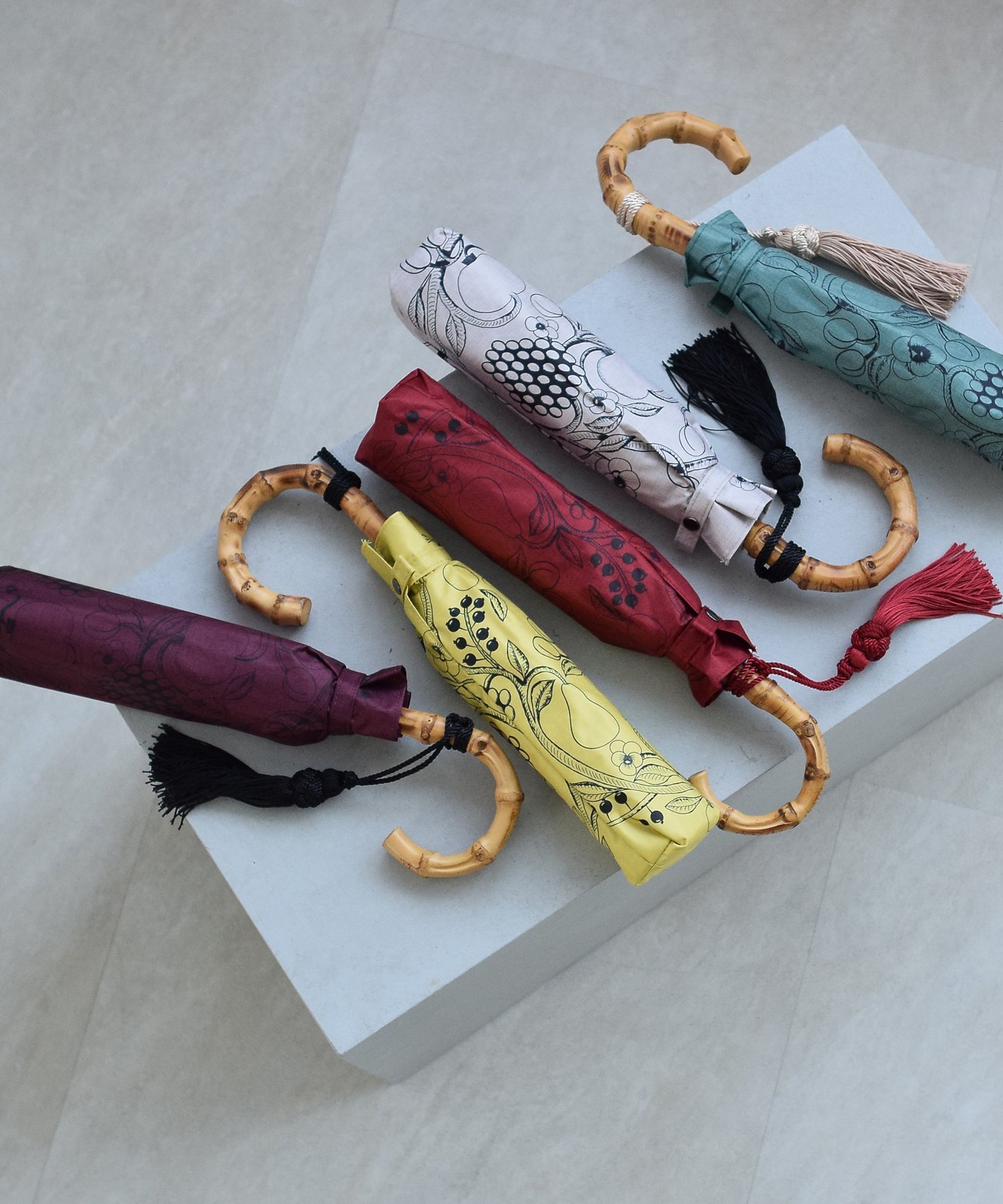 utatane｜utatane*Kuovi 100%完全遮光日傘 折りたたみ 3段55cm