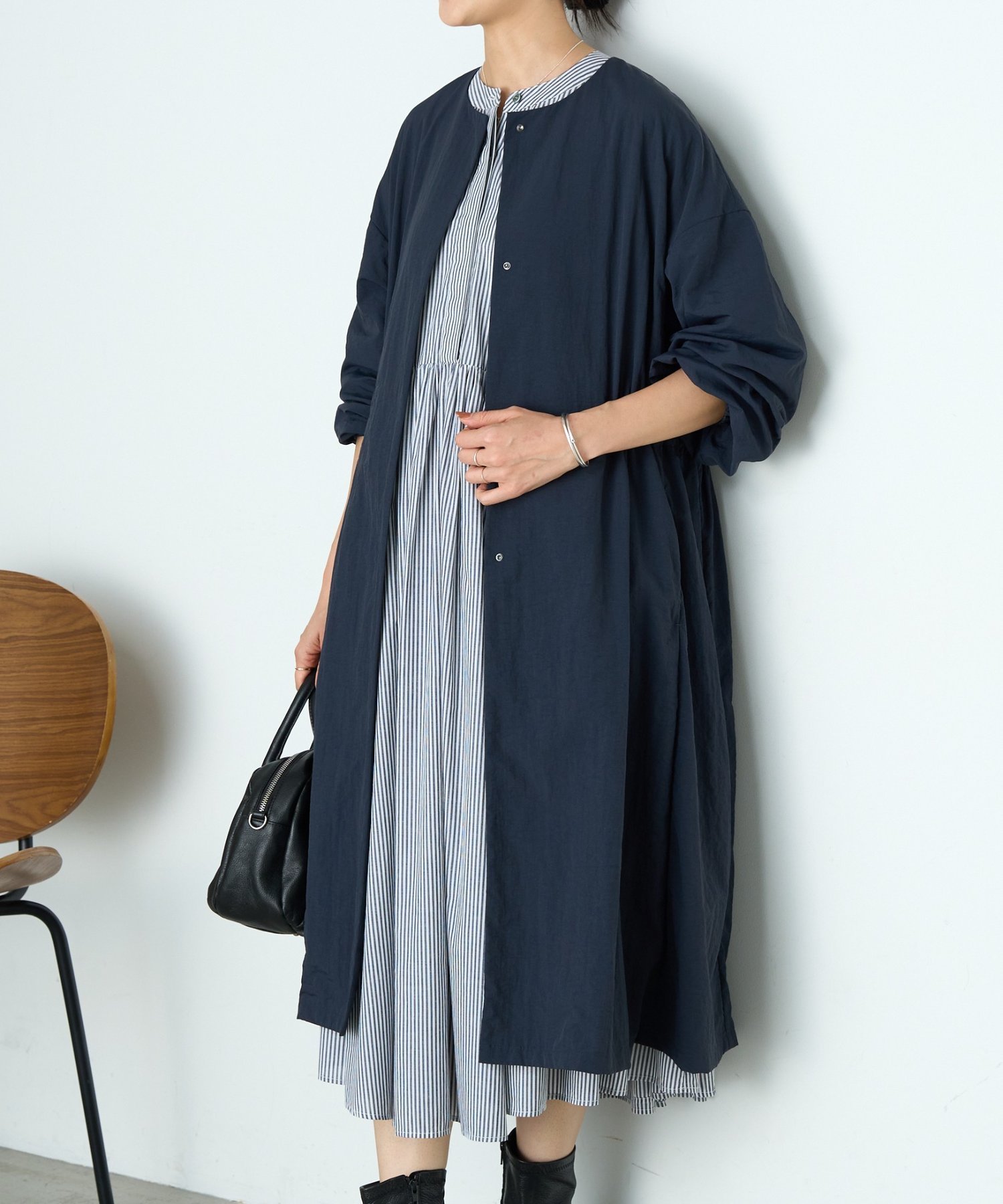 BEARDSLEY｜《追加予約検討中》バルーン袖フレアーコート | Rakuten