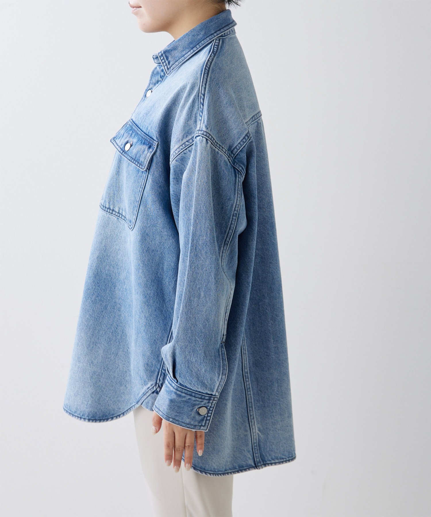 Whim Gazette｜ドロップデニムシャツ | Rakuten Fashion(楽天