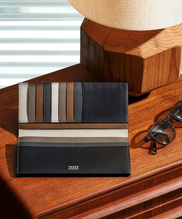 楽天市場】タケオキクチ 長財布 ブラウンの通販