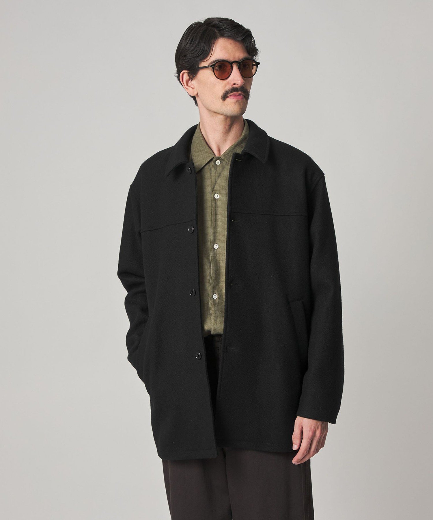 【Steven alan】 スティーブンアラン　メルトントレンチコート Steven Alan（スティーブンアラン）の「＜Steven Alan＞MELTON TRENCH