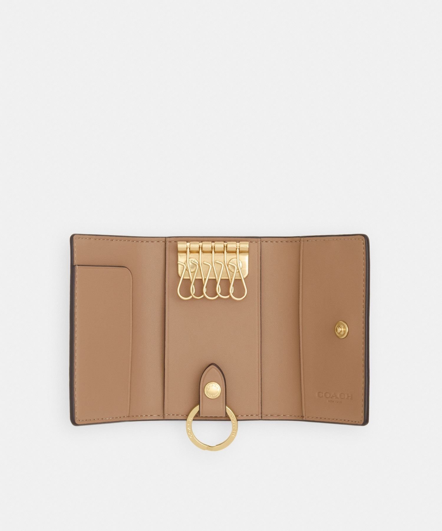 COACH OUTLET｜【公式】ファイブ リング キー ケース・フローラル