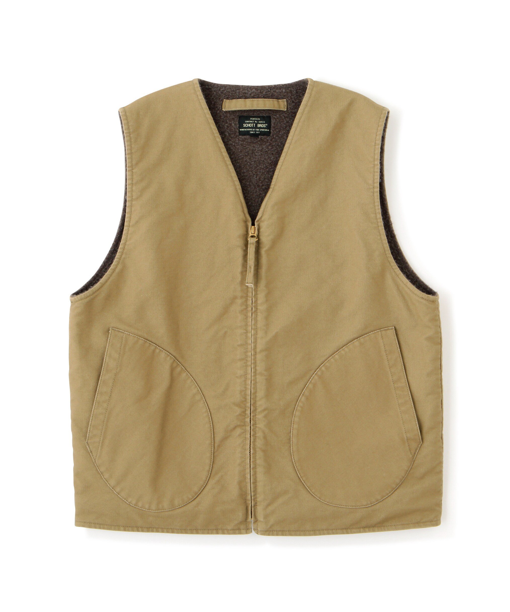 Schott｜CIVILIAN DECK VEST/シビリアン デッキベスト | Rakuten