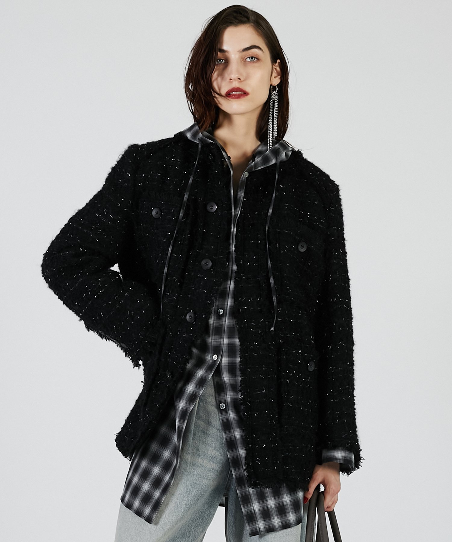 PRANK PROJECT｜パディングツイードジャケット | Rakuten Fashion(楽天