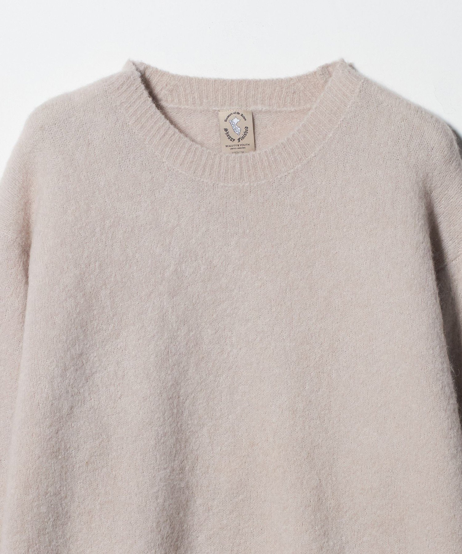 BEAUTY&YOUTH UNITED ARROWS｜エアシャギー アルパカ クルーネック